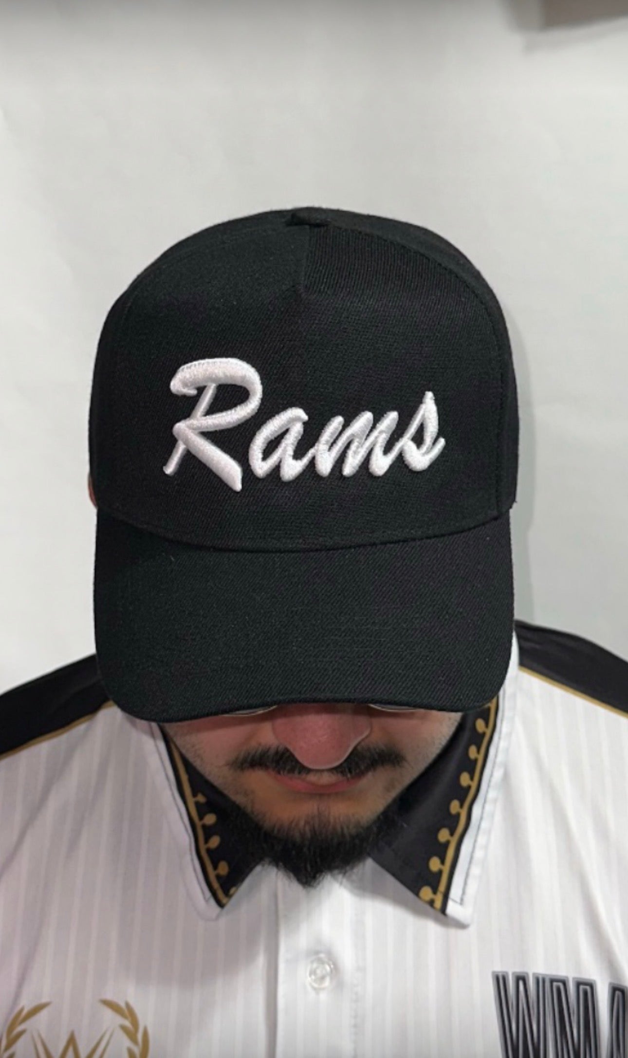 ..Timeless Rams Hat (black/ white)..