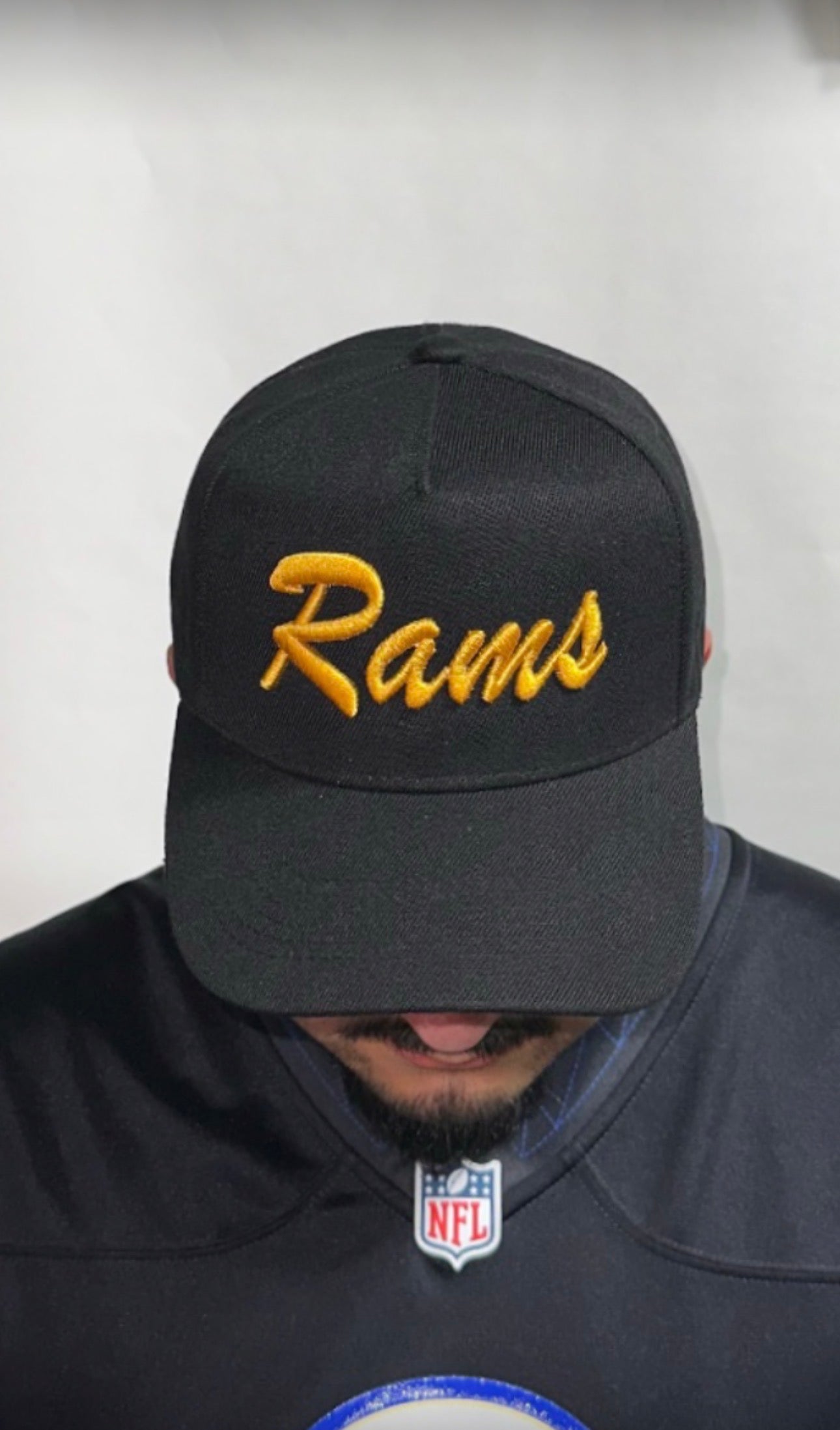 ..Timeless Rams Hat (black/ yellow)..